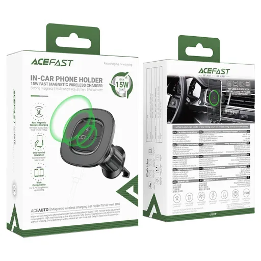 ACEFAST D46 Հեռախոսի Բռնակ Սև