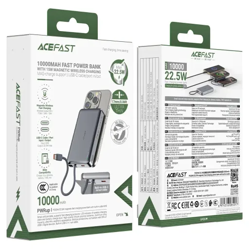 ACEFAST POWERBANK M18 20W/22.5W 10000 mAh