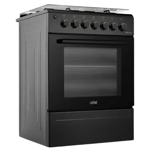 ARTEL MILAGRO 01-E Black Gas Stove