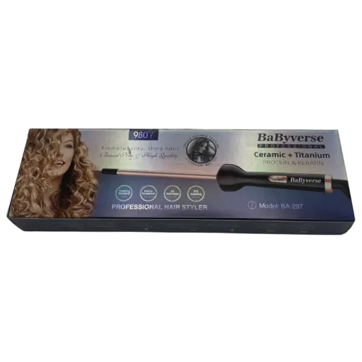 BaByverse BA-297 Մազի Գանգրեցնող Սարք Նեղ