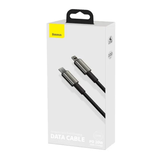 BASEUS USB CATLWJ-01 TYPE-C TO IOS Սև