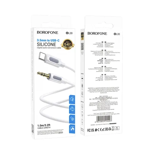 BOROFONE AUX TO TYPE-C BL20 ՍՊԻՏԱԿ