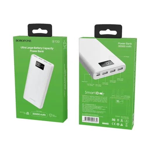 BOROFONE POWERBANK BT2D 30000mAh Սպիտակ