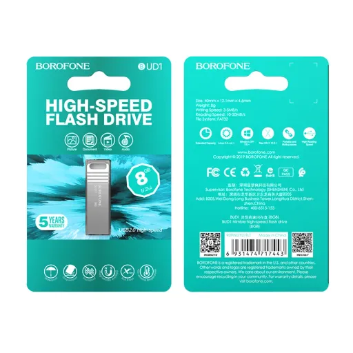 BOROFONE ՖԼԵՇ BUD1 8GB