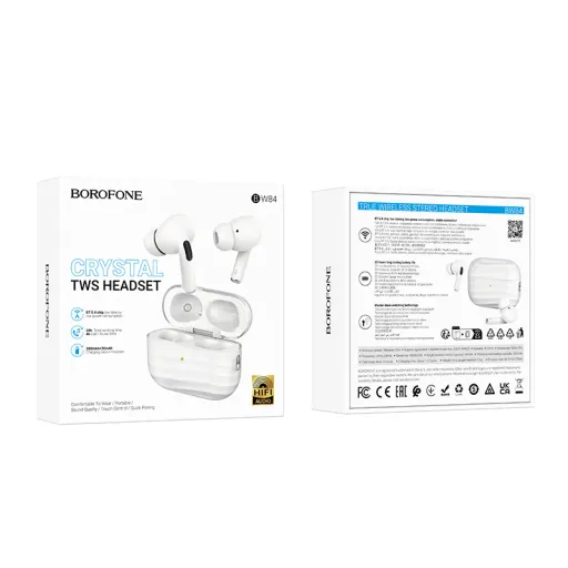 BOROFONE BW84 Ականջակալ Փոքր Անլար Սպիտակ