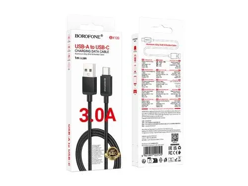 BOROFONE USB BX120 TYPE-C Սև