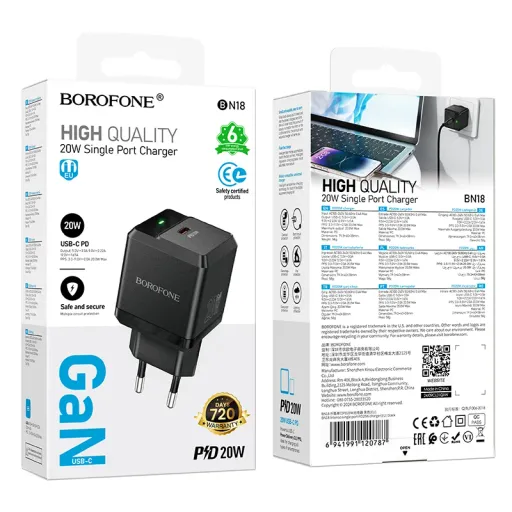BOROFONE ԼԻՑՔԱՎՈՐԻՉ BN18 Սև