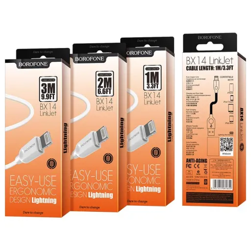 BOROFONE USB BX14 IOS ՍՊԻՏԱԿ 1մ․