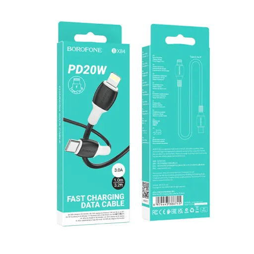 BOROFONE USB BX84 TYPE-C TO IOS Սև