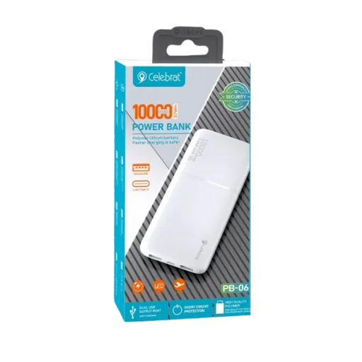 CELEBRAT POWERBANK PB-06 10000mah ՍՊԻՏԱԿ