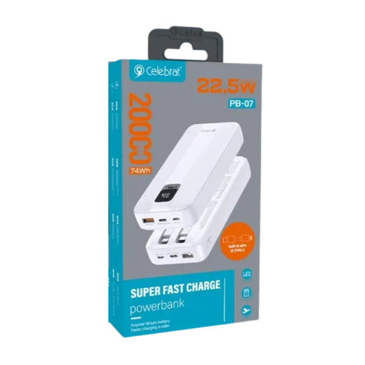 CELEBRAT POWERBANK PB-07 20000mah ՍՊԻՏԱԿ