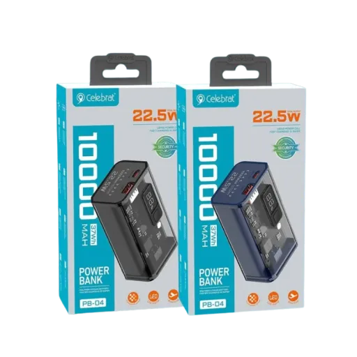 CELEBRAT POWERBANK PB-04 10000mah ԿԱՊՈՒՅՏ