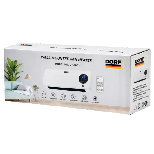 DORF DF-6002 Պատի Տաքացուցիչ սպիտակ