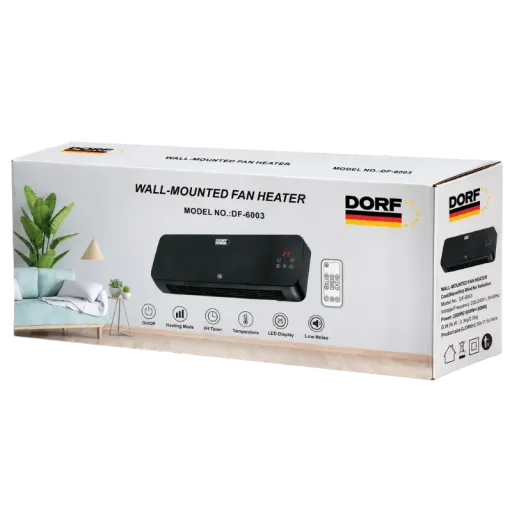 DORF DF-6003 Պատի Տաքացուցիչ Սև