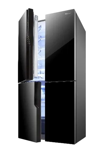 HISENSE Սառնարան NF56WC-BLACK Glass