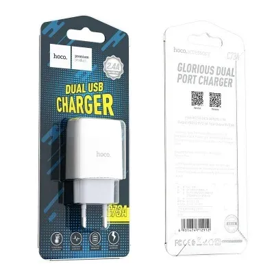 HOCO C73A  2*USB, 2.4A  ՍՊԻՏԱԿ
