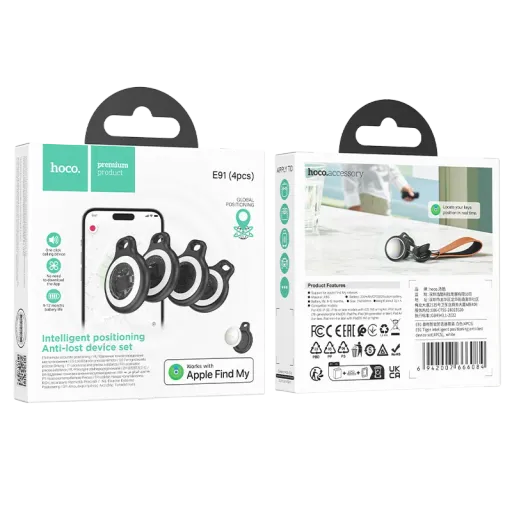 HOCO E91 ANTI-LOST ՍԱՐՔ ՍՊԻՏԱԿ 4 հատ