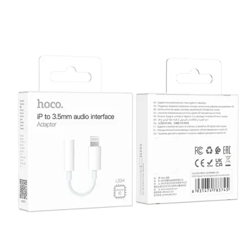 HOCO Ադապտեր LS34 IOS Սպիտակ