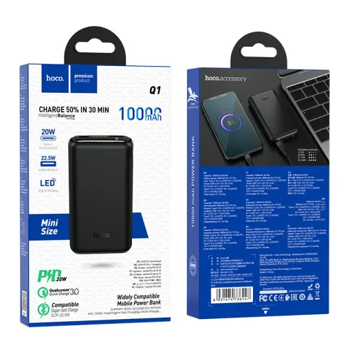 HOCO POWERBANK Q1 10000 mAh Սև