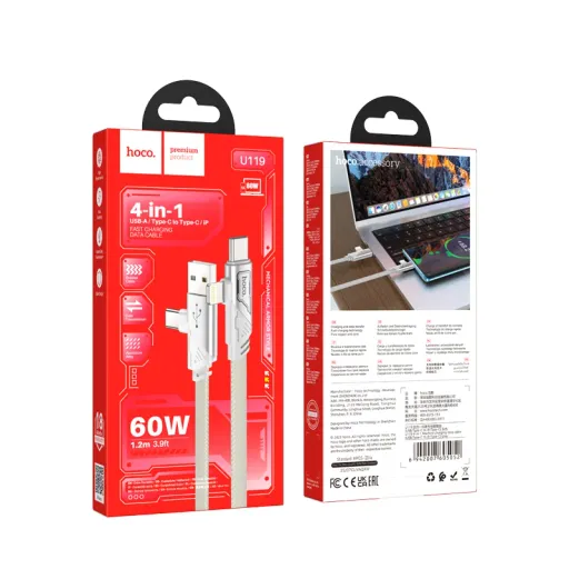 HOCO USB U119 USB/Type-C to iP/Type-C ՄՈԽՐԱԳՈՒՅՆ