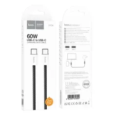 HOCO USB X104 TYPE-C TO TYPE-C 60W Սև