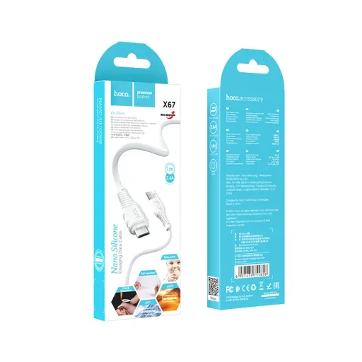 HOCO USB X67 Micro, white