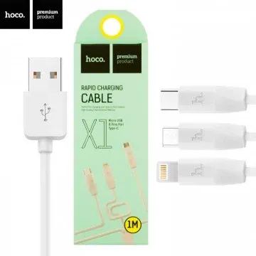 HOCO USB X1 3IN1 Սպիտակ