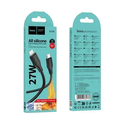 HOCO USB X124 TYPE-C TO IOS Սև