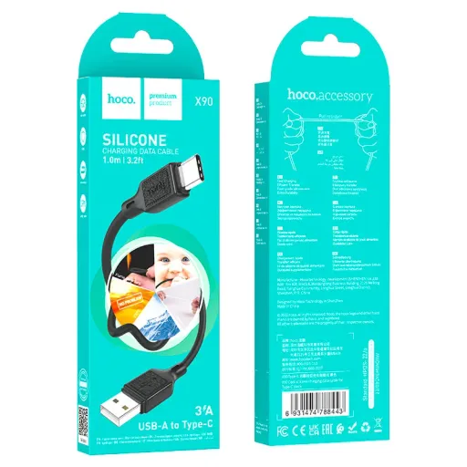 HOCO USB X90 TYPE-C Սև