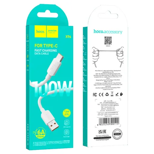 HOCO USB X96 TYPE-C 100W ՍՊԻՏԱԿ
