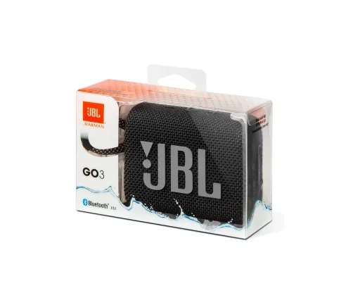 Բարձրախոս JBL GO 3 Սև/ՆԱՐՆՋԱԳՈՒՅՆ