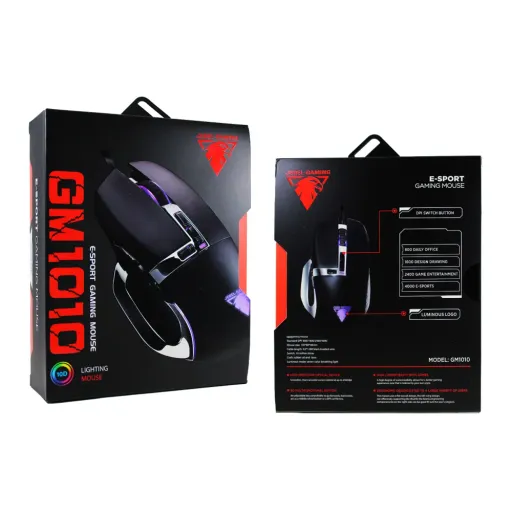 JEDEL GM1010 RGB Խաղային մկնիկ (Սև)