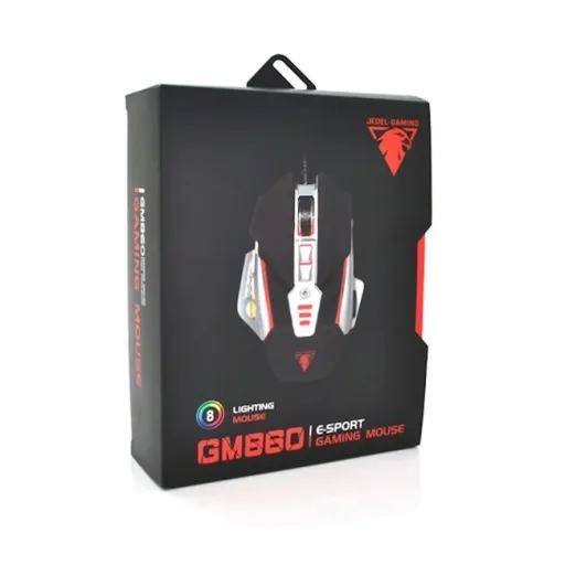 JEDEL GM860 RGB Խաղային մկնիկ (Սև)
