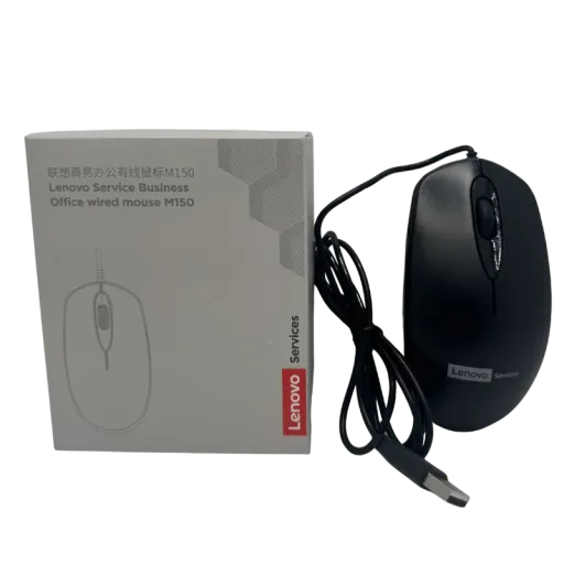 Lenovo M150 Լարային օպտիկական մկնիկ (Սև)