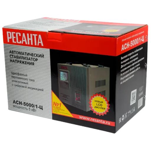 РЕСАНТА АСН-5000/1-Ц Հոսանքի լարման կարգավորիչ