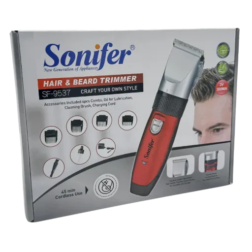 SONIFER SF-9537 Սափրիչ Կարմիր