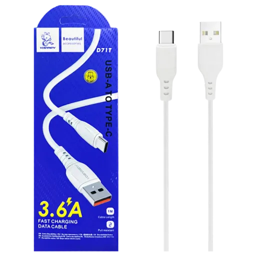 VDENMENV USB D71T Type-C Սպիտակ