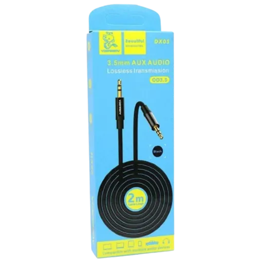 VDENMENV AUX DX05 Սև 2M