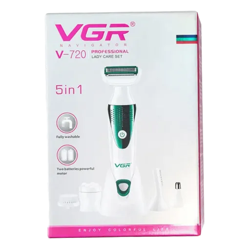 VGR V-720 Էպիլյատոր Սափրիչ 5-ը 1-ում