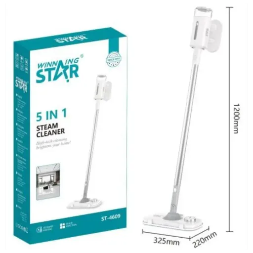 WINNING STAR ST-4609 Գոլորշիով մաքրող սարք 5-Ը 1-ՈՒՄ