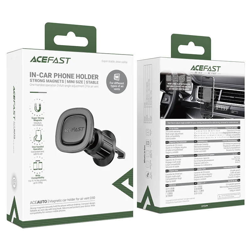 ACEFAST D50 Հեռախոսի Բռնակ Սև
