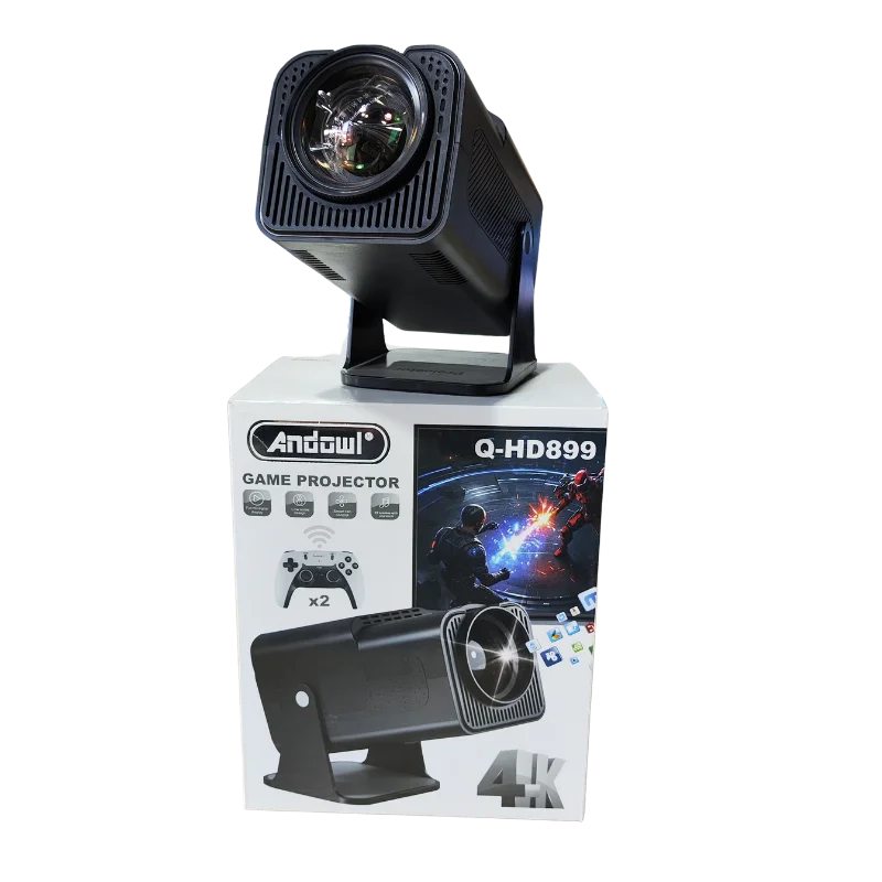 ANDOWL Q-HD899 Պրոյեկտոր + 2 Խաղային վահանակ