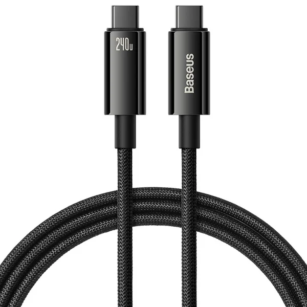 BASEUS USB CAWJ040001 Type-C to Type-C Սև 1M 2