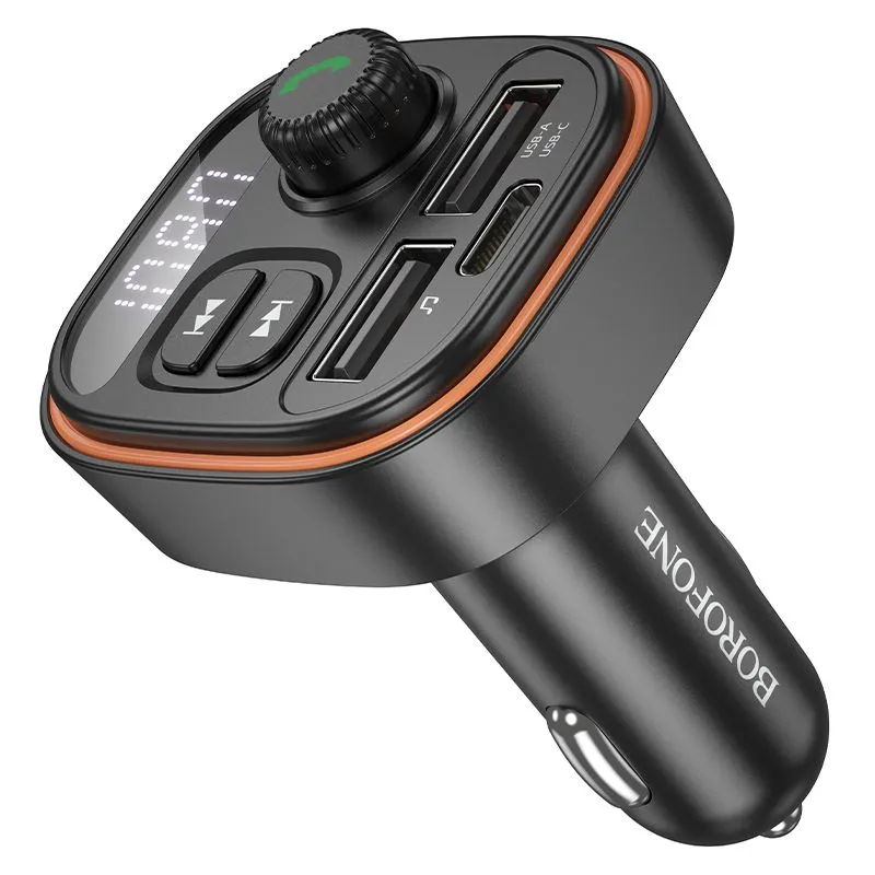 BOROFONE BC59 Ավտոմեքենայի MP3 նվագարկիչ, Սև 3