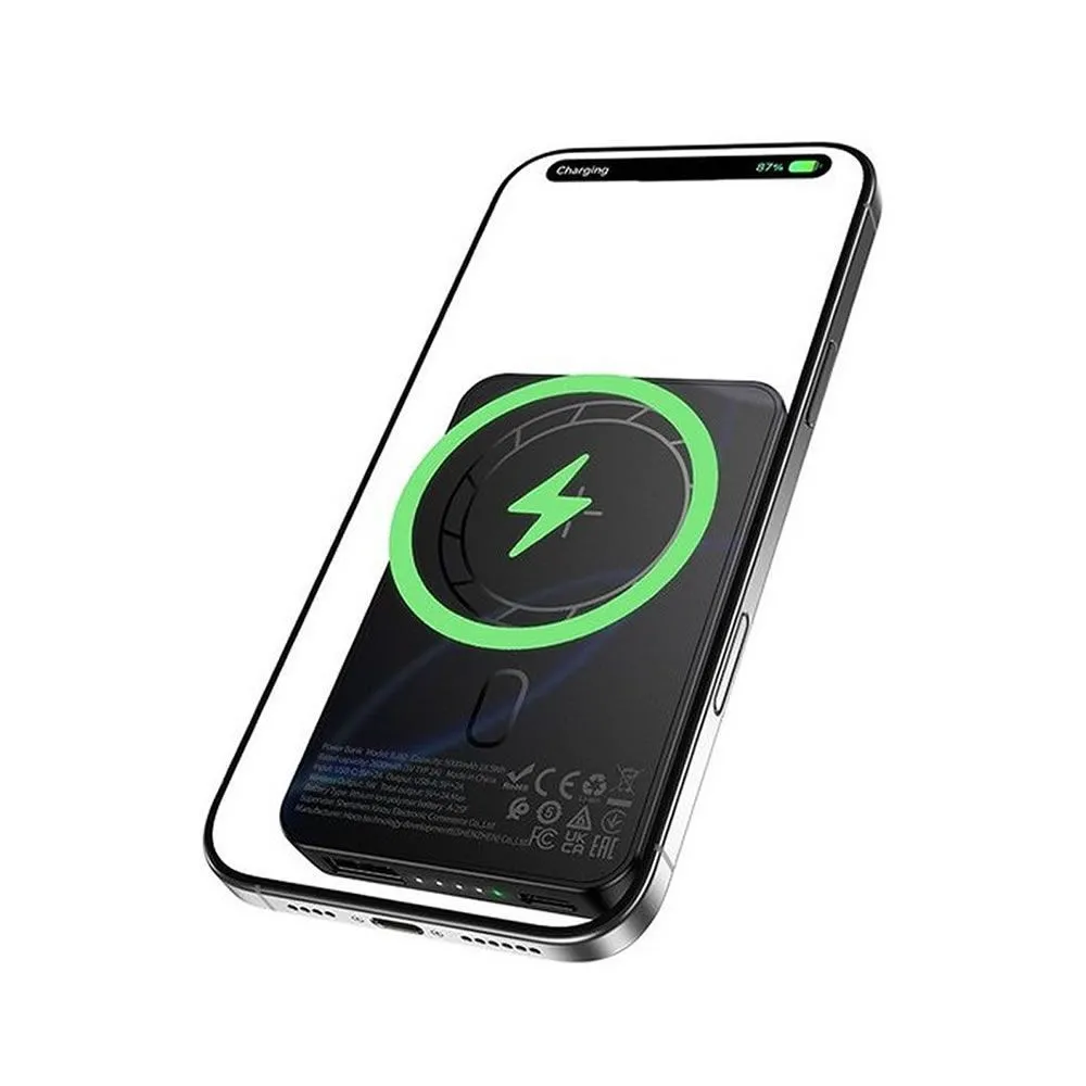 BOROFONE POWERBANK BJ82 MAGNETIC 5000mAh Սև 3