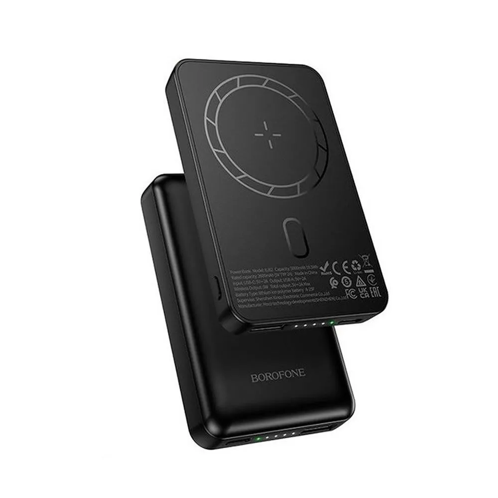 BOROFONE POWERBANK BJ82 MAGNETIC 5000mAh Սև 2