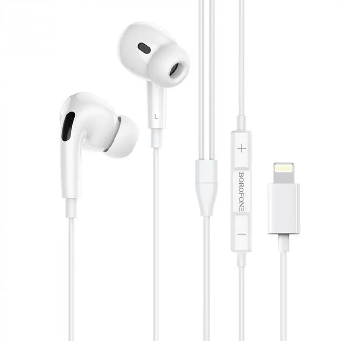 BOROFONE BM30 PRO Ականջակալ Փոքր Լարով Ios Սպիտակ 2