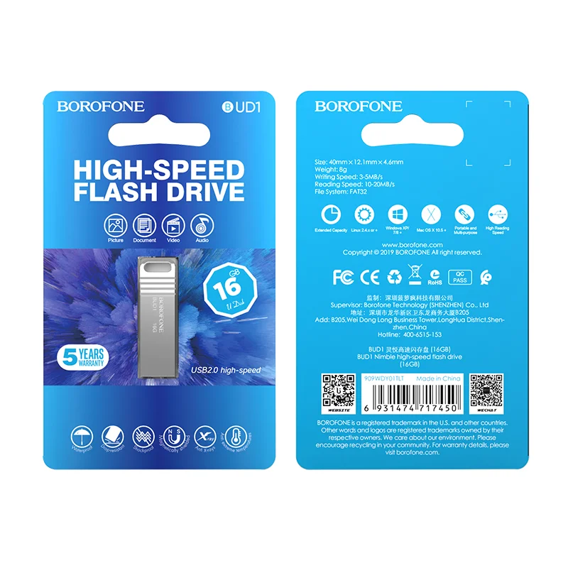 BOROFONE ՖԼԵՇ BUD1 16GB