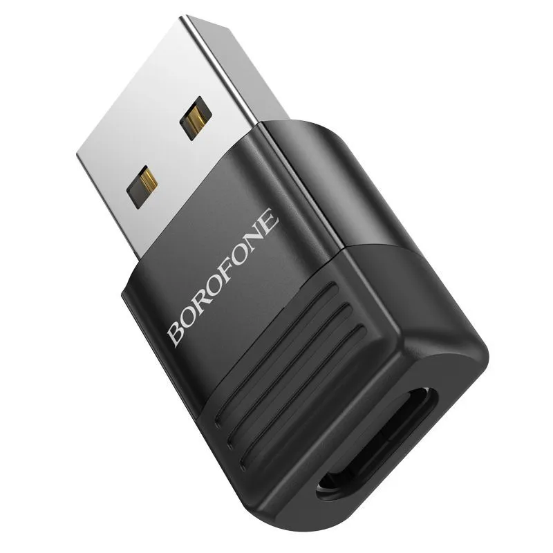 BOROFONE OTG BV18 USB TO TYPE-C/USB2.0 Սև 2