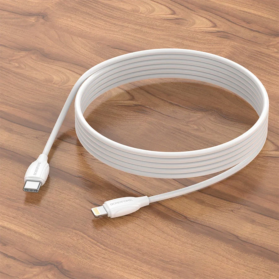 BOROFONE USB BX19 TYPE-C TO IOS 2M Սպիտակ 3